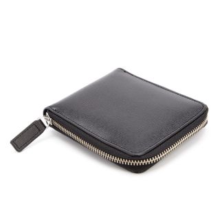 Royce RFID Blocking Saffiano Leather Zip Around Wallet