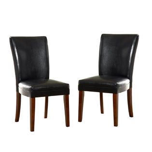 Oxford Creek  Faux Leather Parson Side Chairs (set of 2)