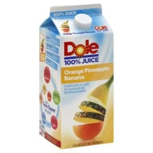 Dole 100% Juice, Orange Pineapple Banana, 64 fl oz (2 qt) 1.89 lt
