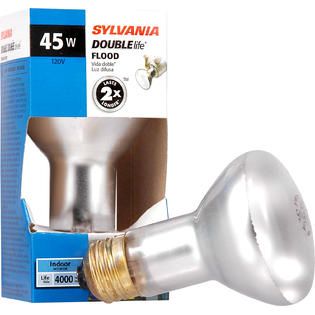 Sylvania Double Life Light Bulbs, Ceiling Fan, A15, Clear, 60 W, 2