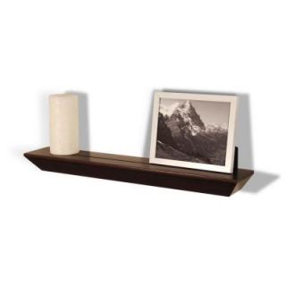 23 in. x 4 in. Espresso Floating Accent Ledge DISCONTINUED 0191354