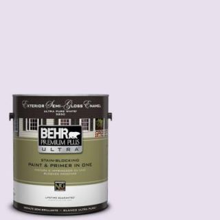 BEHR Premium Plus Ultra 1 gal. #660C 1 Bubble Bath Semi Gloss Enamel Exterior Paint 585001