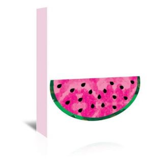 Americanflat Fruit Watermelon Painting Print on Wrapped Canvas
