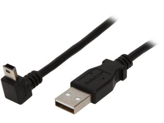 StarTech 2m Mini USB Cable   A to Down Angle Mini B