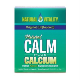 Natural Calm Plus Calcium Regular Natural Vitality 30 Packet