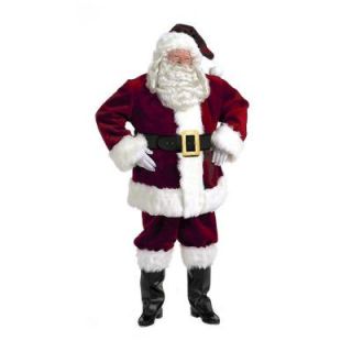 Master Halco 1 Size Majestic Santa Claus Suit Costume for Adults 9591H