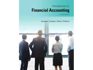 Introduction to Financial Accounting 11