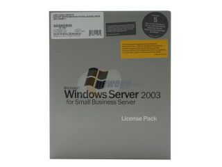 Microsoft Windows Server 2003 for Small Business Server  License 5 User CALs