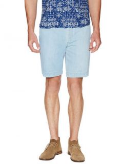 Cotton Faded Flat Front Shorts by Freemans Sporting Club