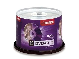 imation 4.7GB 16X DVD+R 100 Packs Spindle Disc Model 18060