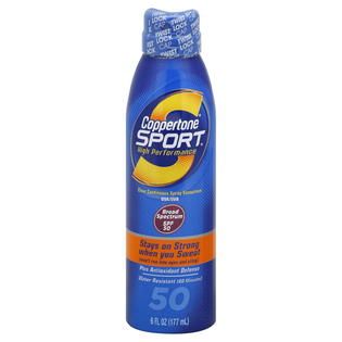 Coppertone Sport Sunscreen, High Performance, Clear Continuous Spray