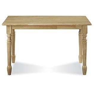 International Concepts  30 X 48 Solid Wood Top Table
