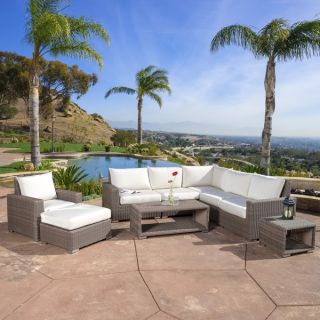 Christopher Knight Home Kingsbay Outdoor 9 piece Wicker Sectional Sofa