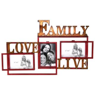River Cottage Gardens Family Love Life Picture Frame with 3 Openings