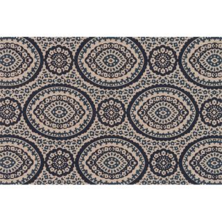 Vero Natural / Navy Area Rug by Loloi Rugs