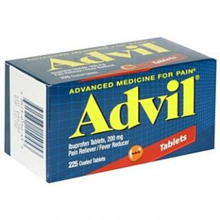 Advil Pain Reliever/Fever Reducer Tablets, 200 mg, 225 tablets