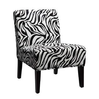 Oxford Creek  Accent Chair in Zebra Fabric