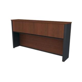 Prestige + hutch for credenza in Bordeaux & Graphite BER995201139