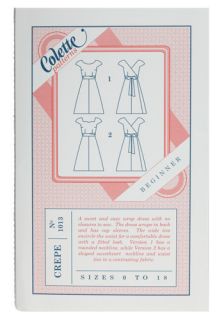 Seize the Dress Sewing Pattern in Wrap Star  Mod Retro Vintage Printed Dresses