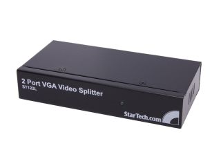StarTech ST122L 2 Port VGA Video Splitter   250 MHz
