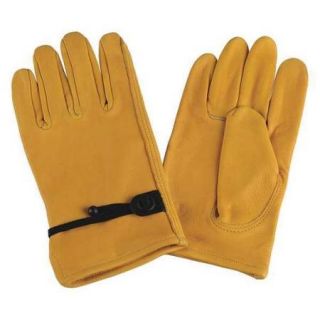 Condor 4TJY6 L Gold Leather Driver's Gloves