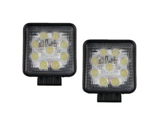 27w Square Shape 30 Degree LED Work Light Spot Lamp Pack of 2