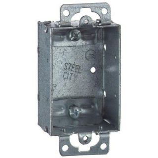 Steel City 1 Gang 3 3/4 in. x 2 in. Deep Non Gangable Old Work Switch Box (Case of 25) SWB 25R