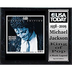 USA Today King of Pop Special Edition 12x15 Plaque   12119770