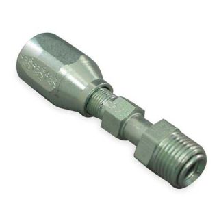 EATON 190111 5S Fitting, Straight, 1/4 In Hose, 1/2 20 SAE