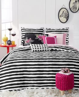 Martha Stewart Collection Whim Different Strokes (Black) Quilt