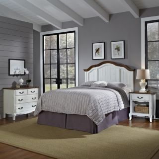 Home Styles The French Countryside Full/ Queen Headboard, Night Stand