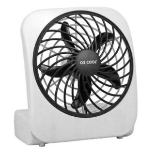 O2Cool 5 in. Battery Operated Portable Fan FD05004