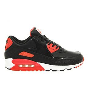 NIKE   Air max 90 infrared leather trainers