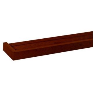 Home Decorators Collection 24 in. W x 5.25 in. D x 1.5 in. H Floating Chocolate Display Ledge Shelf 2455410880