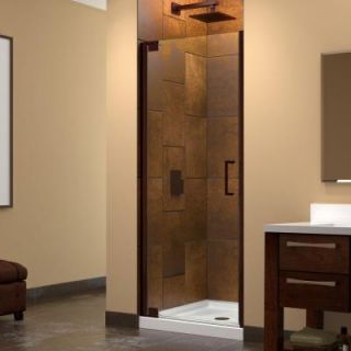 DreamLine Elegance 28 3/4 to 30 3/4 in. x 72 in. Semi Framed Pivot Shower Door in Oil Rubbed Bronze SHDR 4128720 06