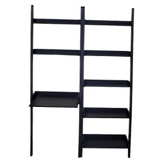 International Concepts Ladder Desk   Black