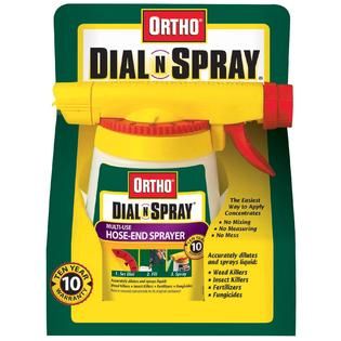 Ortho Dial N Spray Multi Use Hose End Sprayer   Lawn & Garden