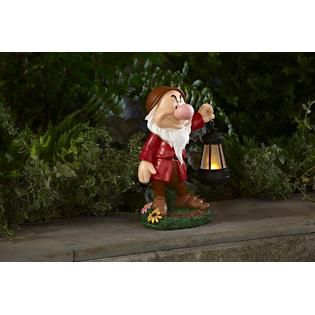 Disney  Statue with Solar Lantern Grumpy