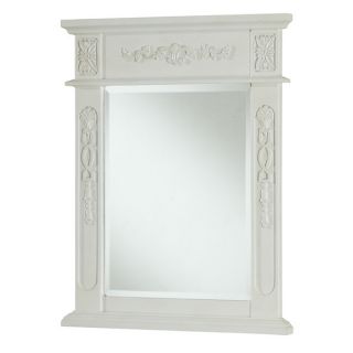Elegant Lighting Antique White Vanity Mirror (22 x 28)   18095975