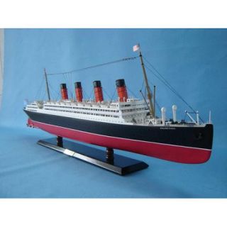 Handcrafted Nautical Decor RMS Mauretania 40'' Limited Model Cruise Ship