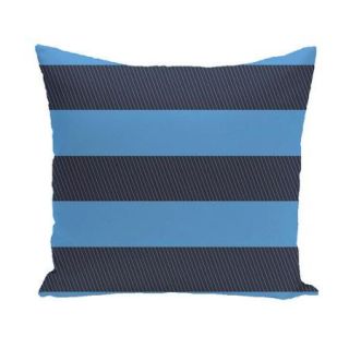 E By Design Coastal Calm Stripe Throw Pillow