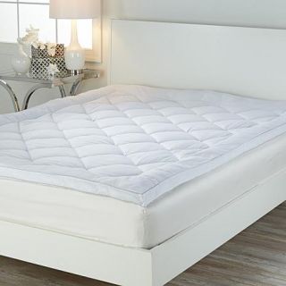 Concierge Collection No Slip Diamond Quilted Bed Topper   7474732