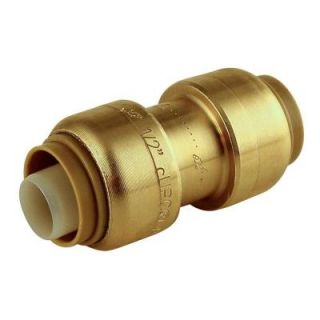 SharkBite 1/2 in. Brass Push to Connect Coupling Contractor Pack (10 Pack) U008LFCP
