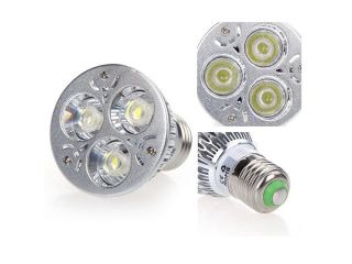9W 85 265V E27 White LED Light Spotlight Lamp Bulb