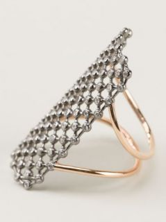 Diane Kordas Rectangle Mesh Ring