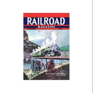 Railroad Magazine Rails Across The Blue Ridge, 1943 Print (Black Framed Poster Print 20x30)