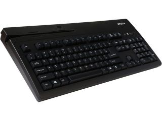 ID Tech IDKA 234112B Versakey Compact POS Keyboard with MagStripe Reader
