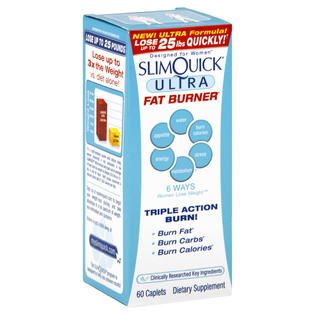 Slimquick Ultra Fat Burner, Caplets, 60 caplets   Health & Wellness