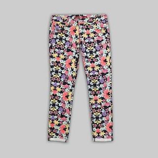 Bongo Juniors Skinny Pants   Floral   Clothing, Shoes & Jewelry