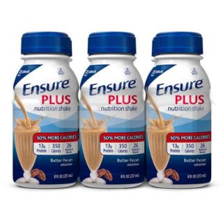 Ensure Plus Nutrition Shake, Butter Pecan, 8 fl oz (4 6 Packs)